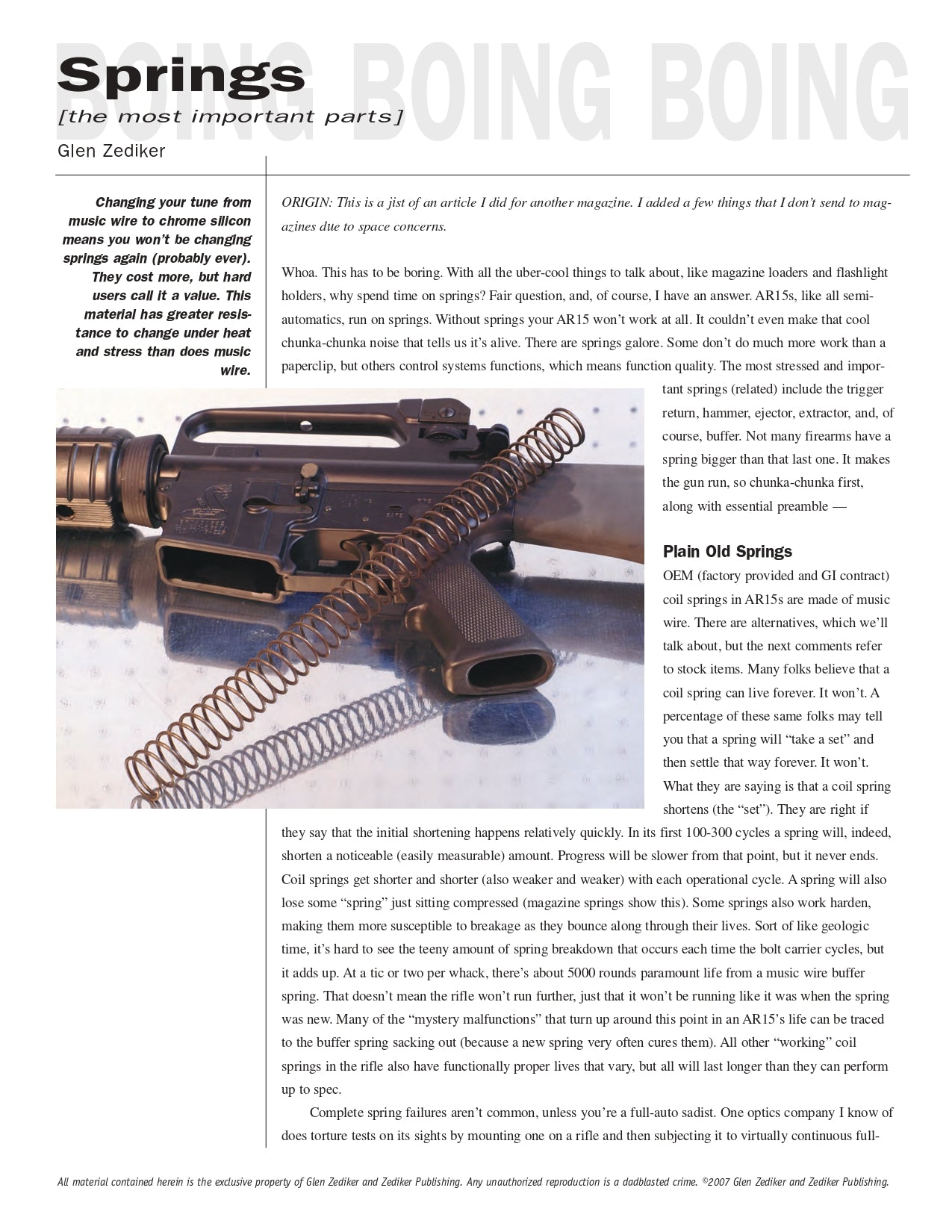 AR15 Springs