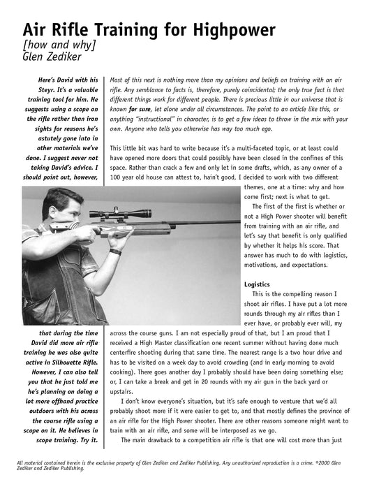 Air Rifle Training for Highpower (Parts 1-2)
